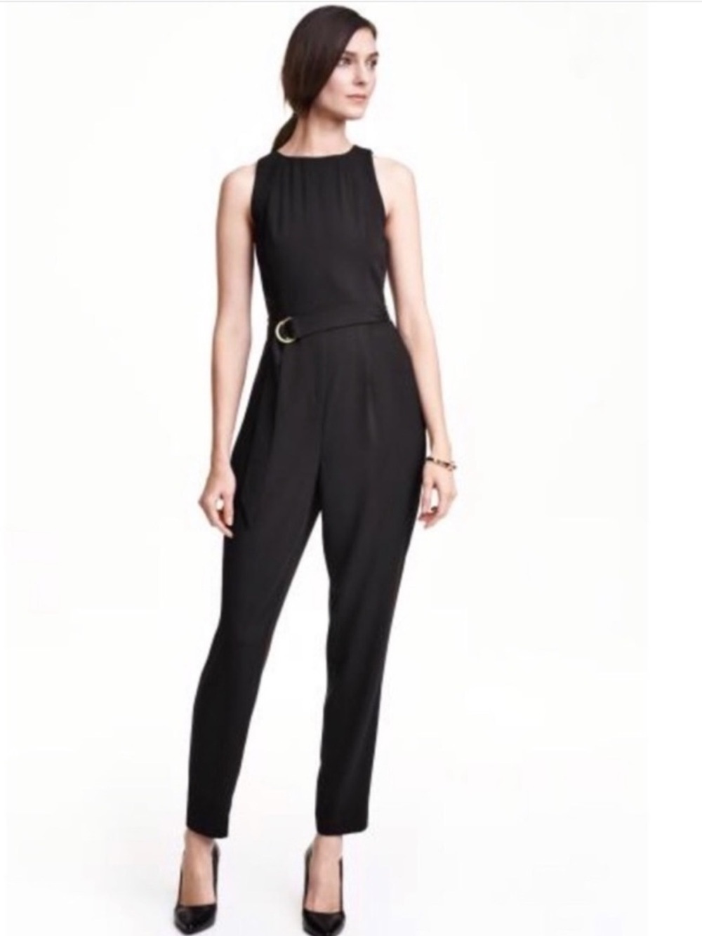 Black H&M Jumpsuit with a Belt